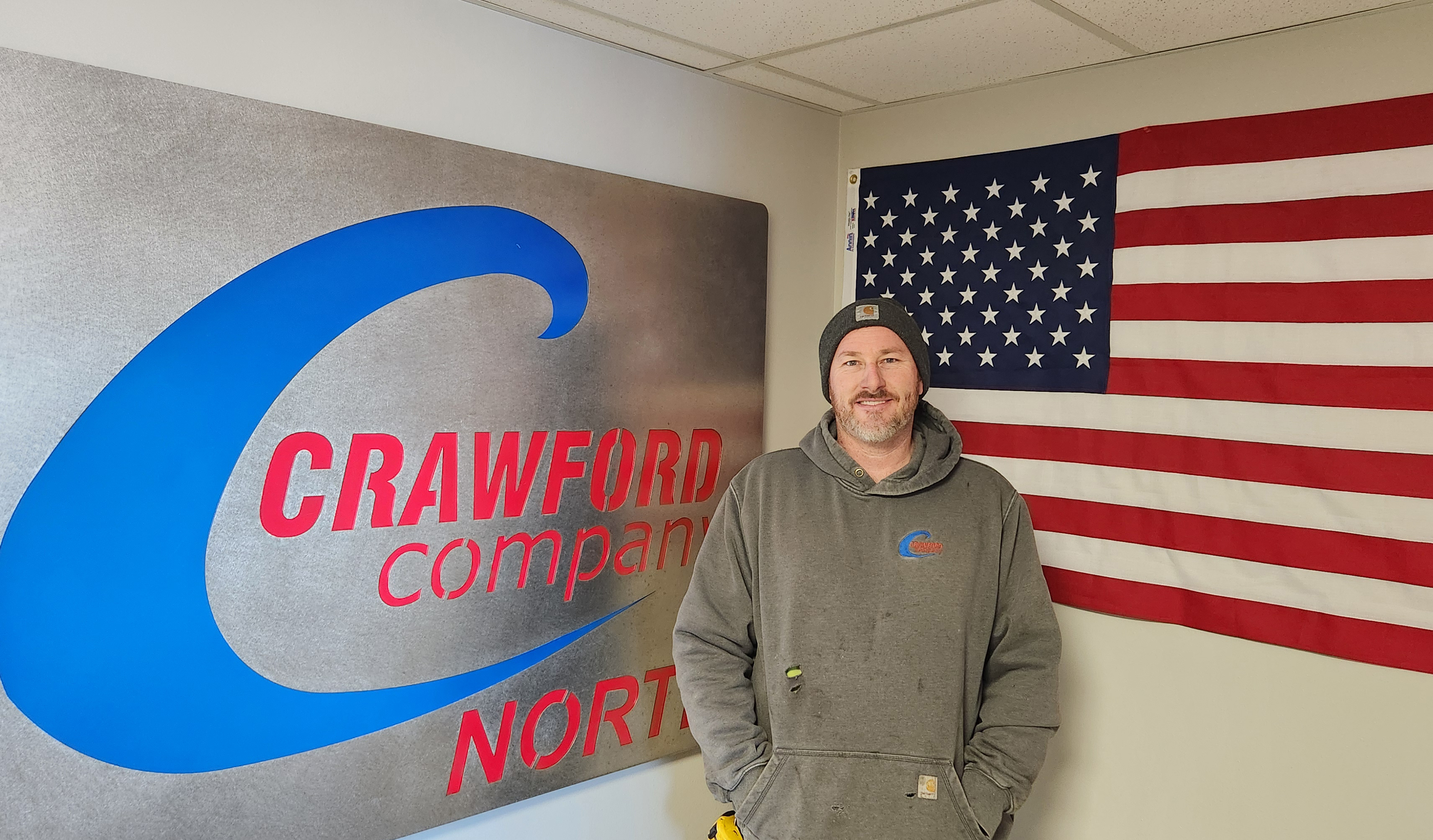 Matt lammers january safety award recipient